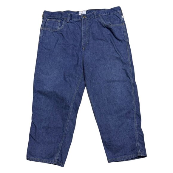 TYNDALE FR Flame Resistant Blue Work Denim Pants Jeans Mens 42x28 - Picture 2 of 7
